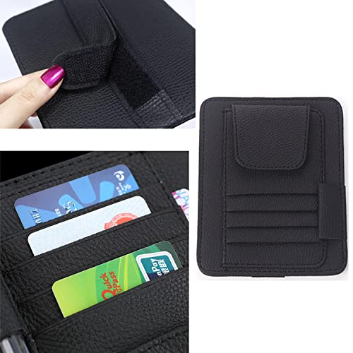 Leather Car Sun Visor Organizer & Document Holder