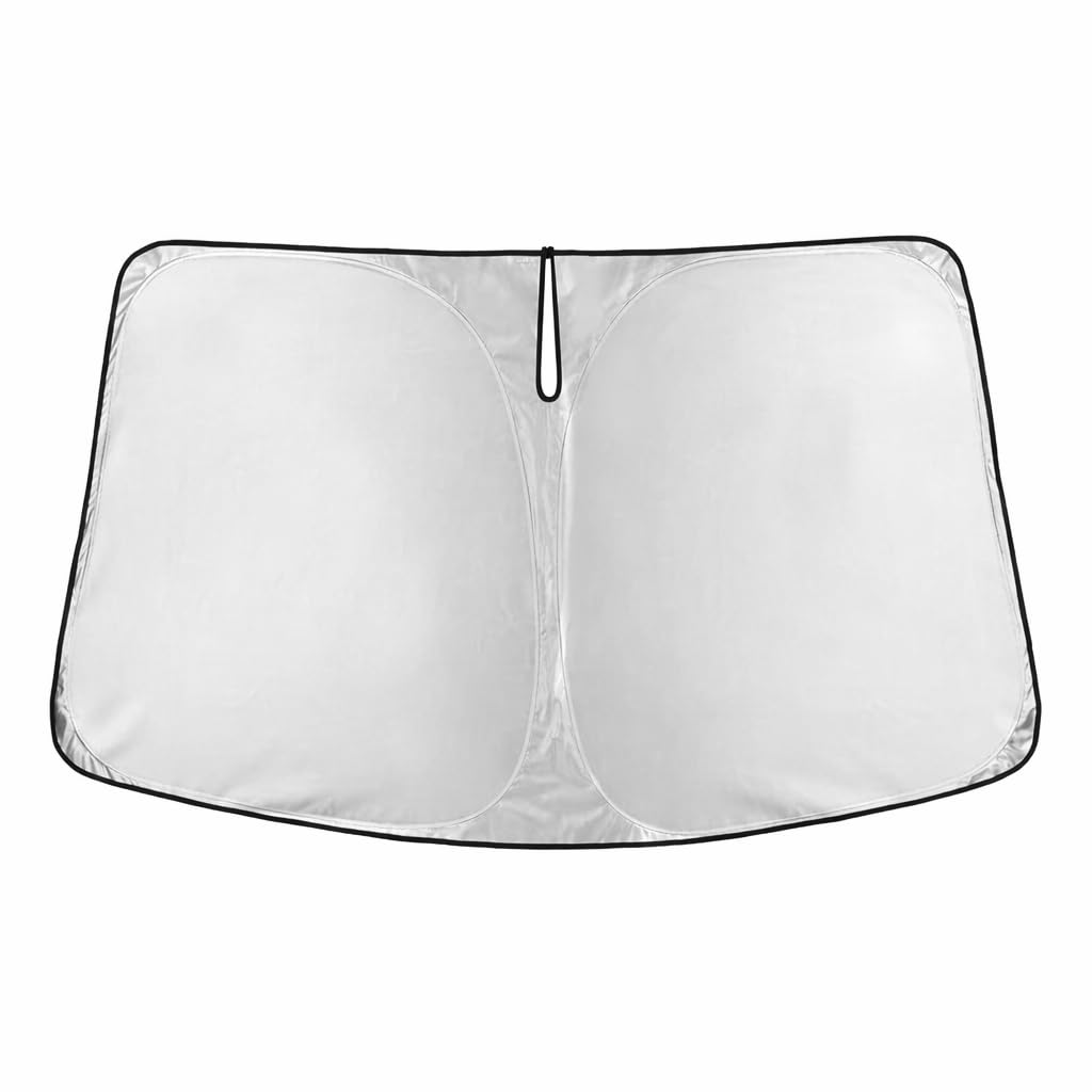 EcoNour RV Windshield Sunshade | Reflective RV Windshield Cover for UV Rays & Heat Protection, Keeps Your RV Motorhome Cool | Shades for RV Fits RVs, Trucks, Motorhomes, Buses | XXXXX-Large 102"x51"