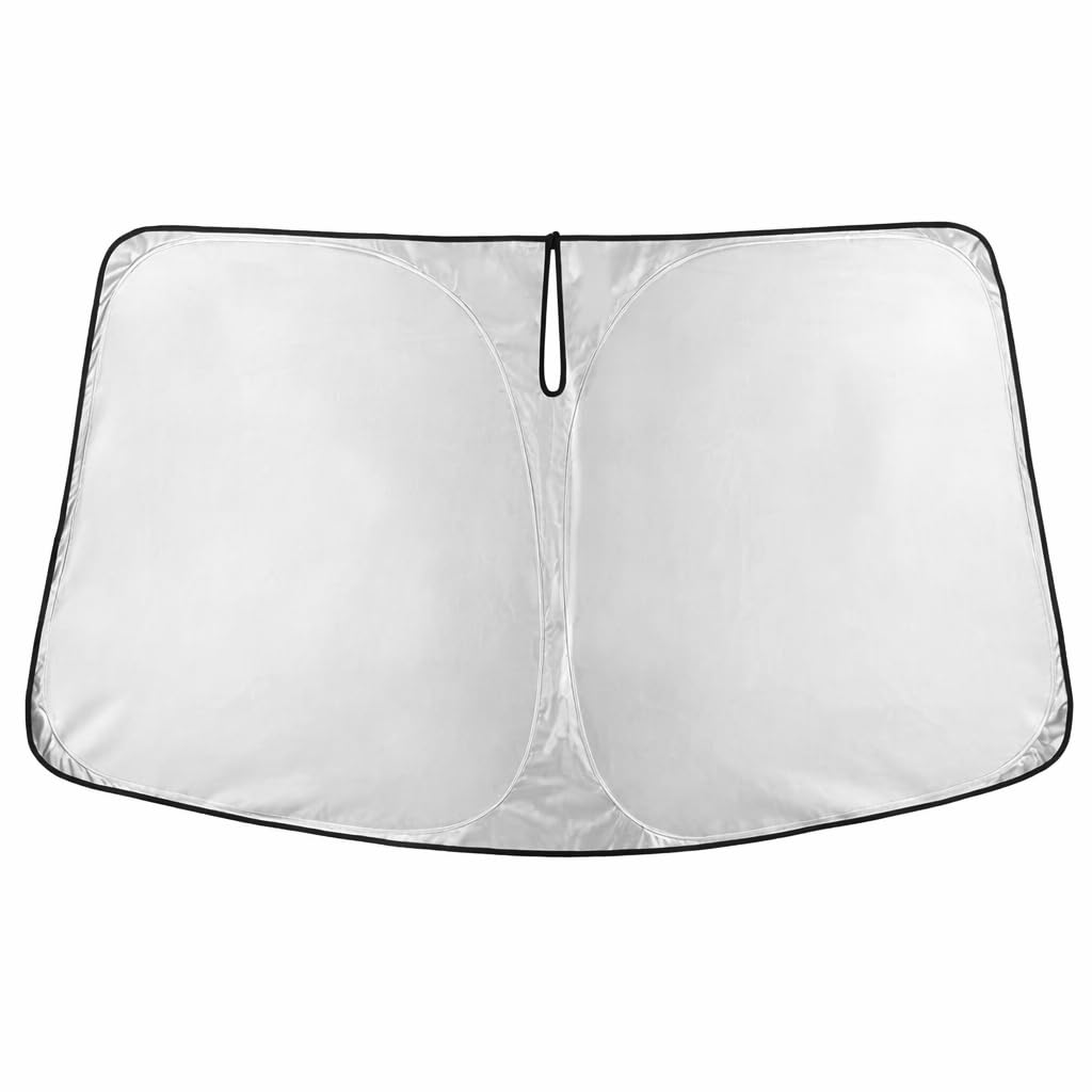 EcoNour RV Windshield Sunshade | Reflective RV Windshield Cover for UV Rays & Heat Protection, Keeps Your RV Motorhome Cool | Shades for RV Fits RVs, Trucks, Motorhomes, Buses | XXXXX-Large 102"x51"