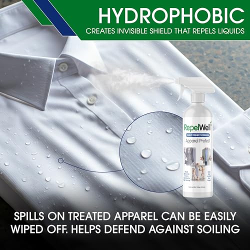 RepelWell Multi-Protect Stain & Water Repellent Eco-Friendly, Pet-Safe Spray for Upholstery, Leather, Footwear & More