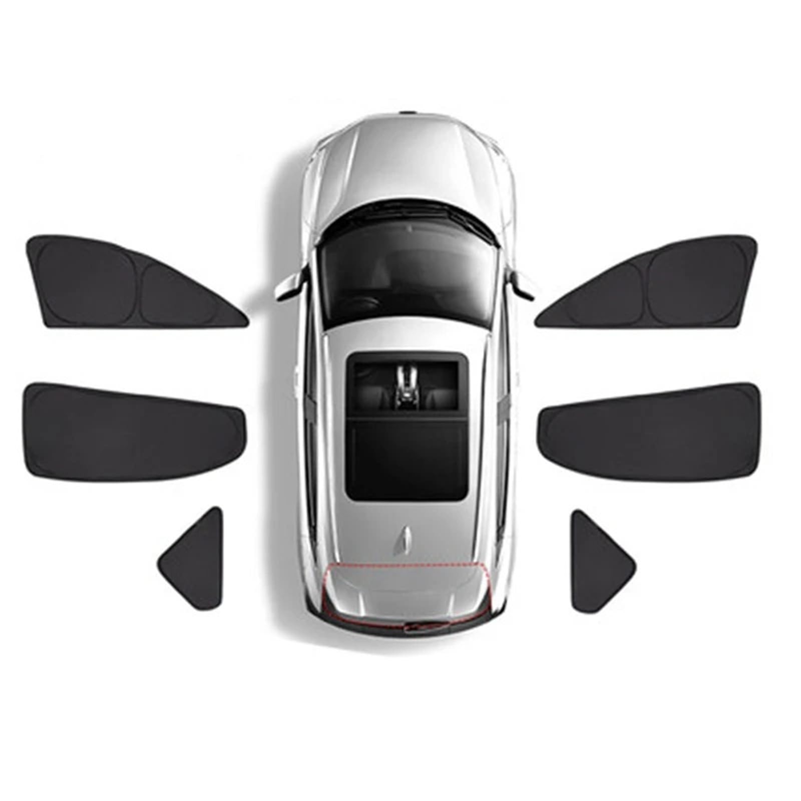 Magnetic Window Sun Shade Set for 2017–2023 Jeep Compass