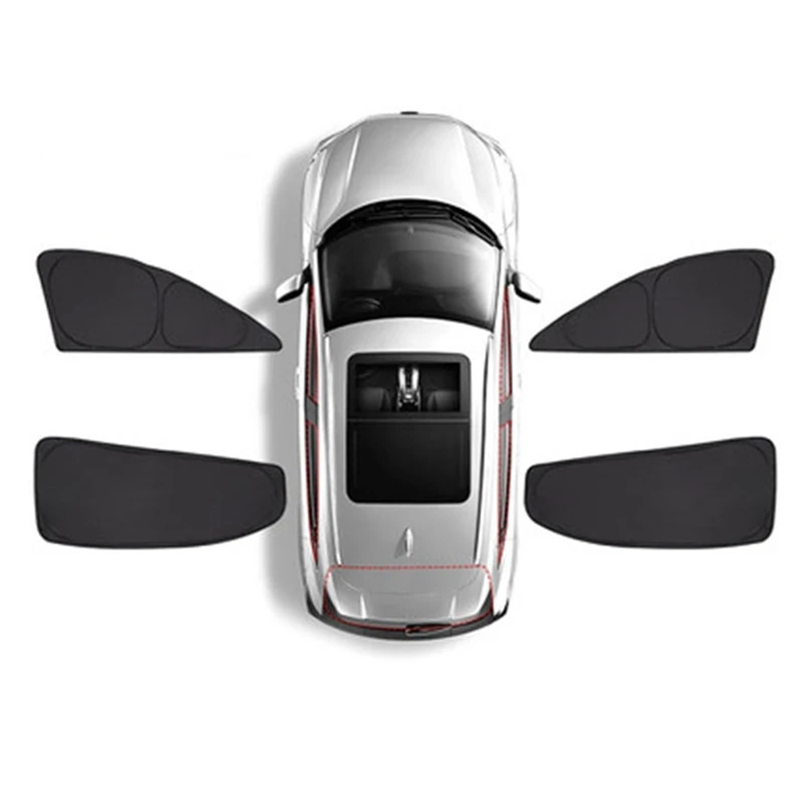 Magnetic Window Sun Shade Set for 2017–2023 Jeep Compass