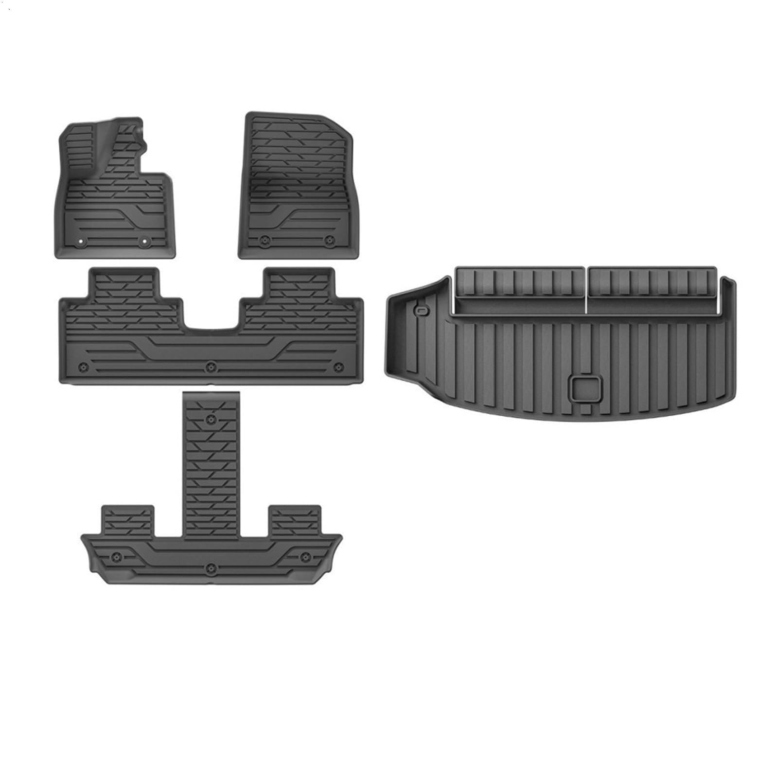 7-Piece 3D TPE Floor Mats for 2025 DENZA N9 PHEV