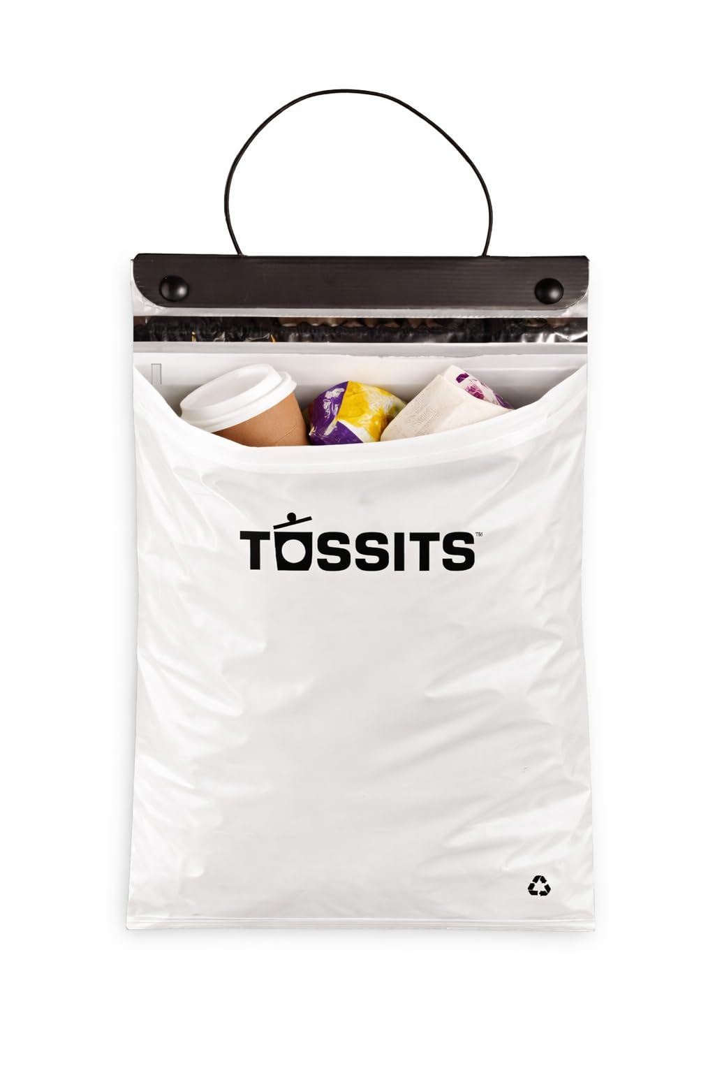 Tossits Disposable Hanging Car Trash & Garbage Bags