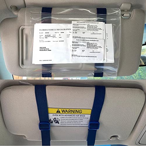 Made in USA Car Visor Registration & Insurance Holder