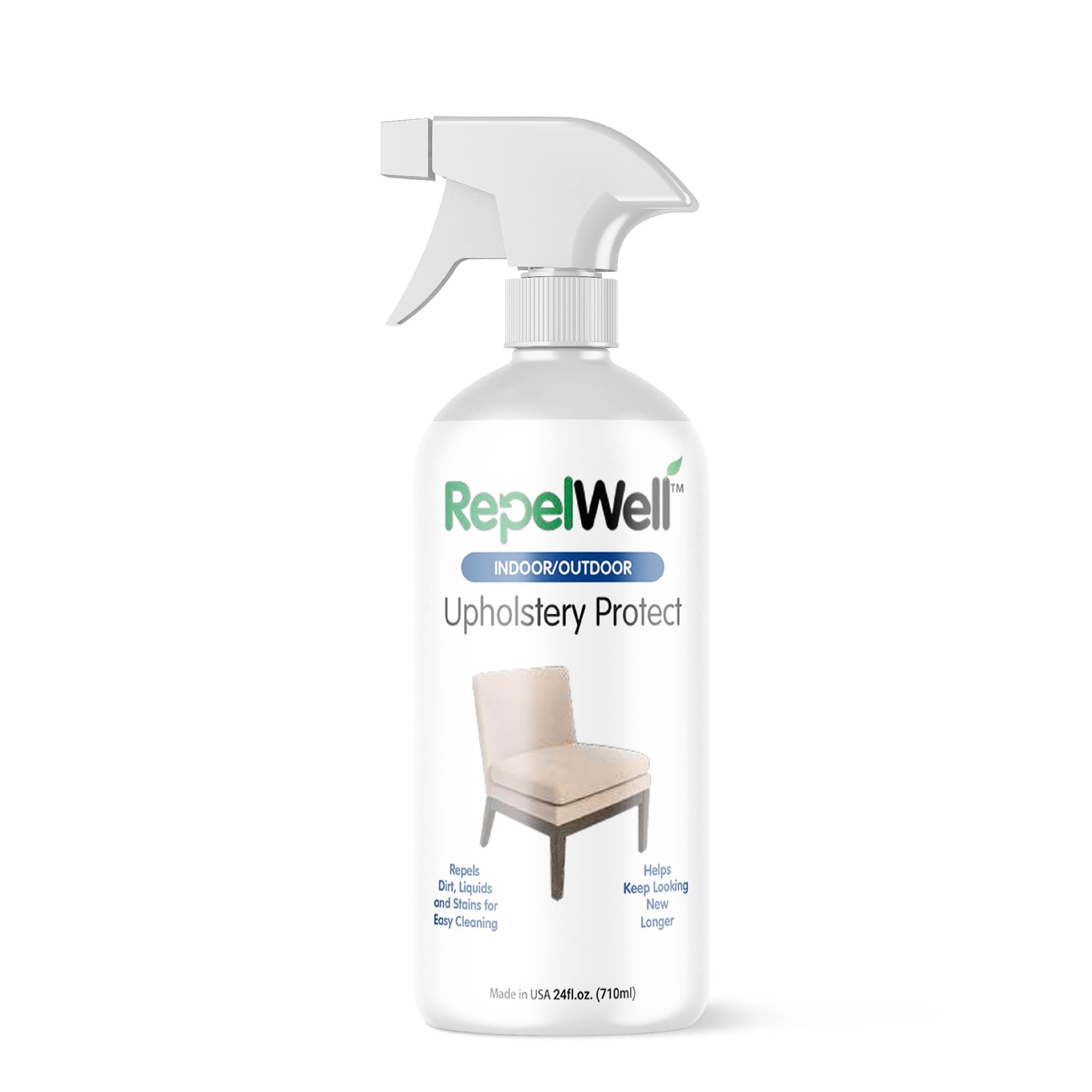 RepelWell Multi-Protect Stain & Water Repellent Eco-Friendly, Pet-Safe Spray for Upholstery, Leather, Footwear & More