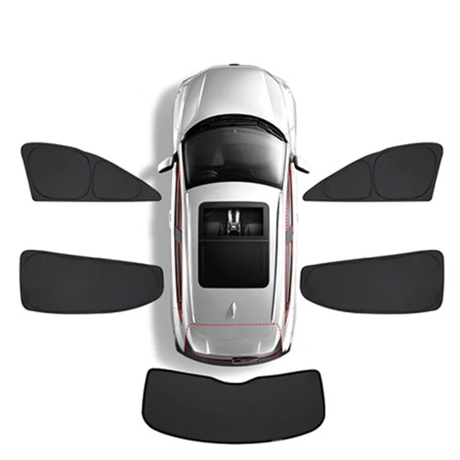 Magnetic Window Sun Shade Set for 2017–2023 Jeep Compass