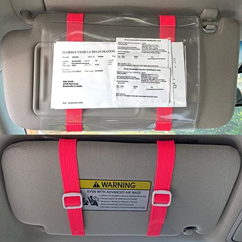 Made in USA Car Visor Registration & Insurance Holder