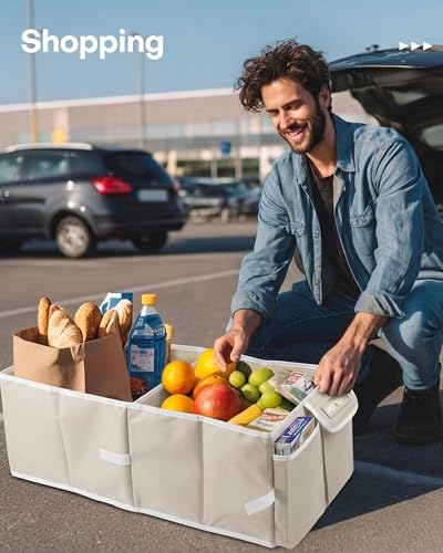 HOTOR Foldable Trunk Organizer for SUVs & Sedans