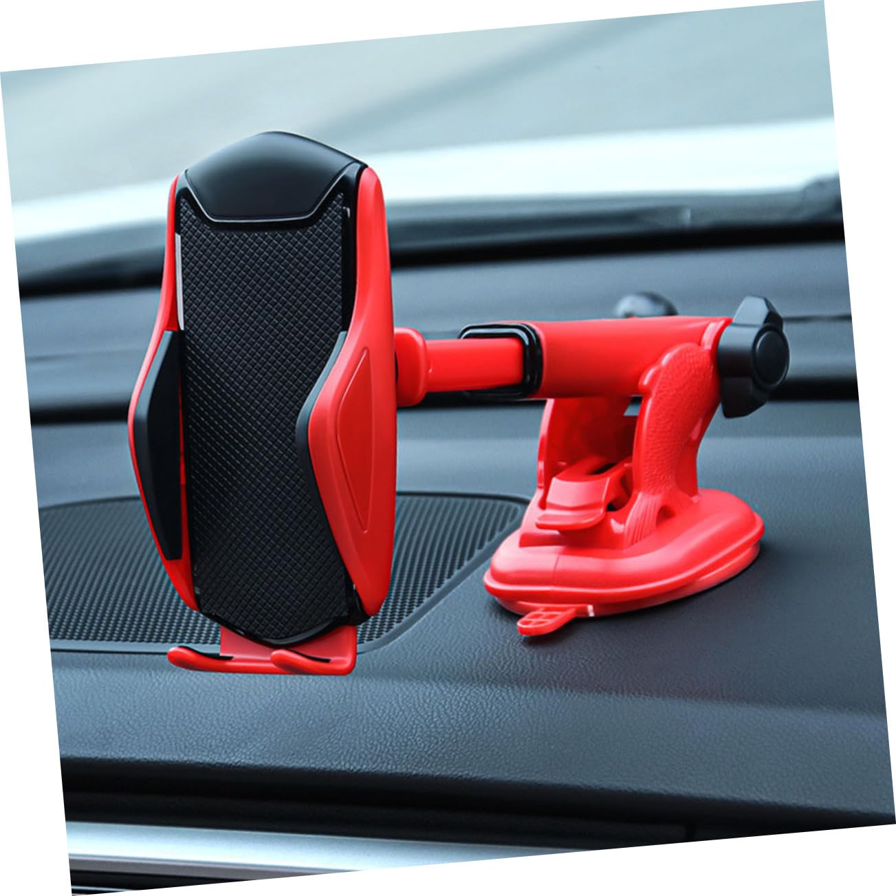 GRCQLWT 3-in-1 Car Phone Mount for Dash, Vent & Windshield