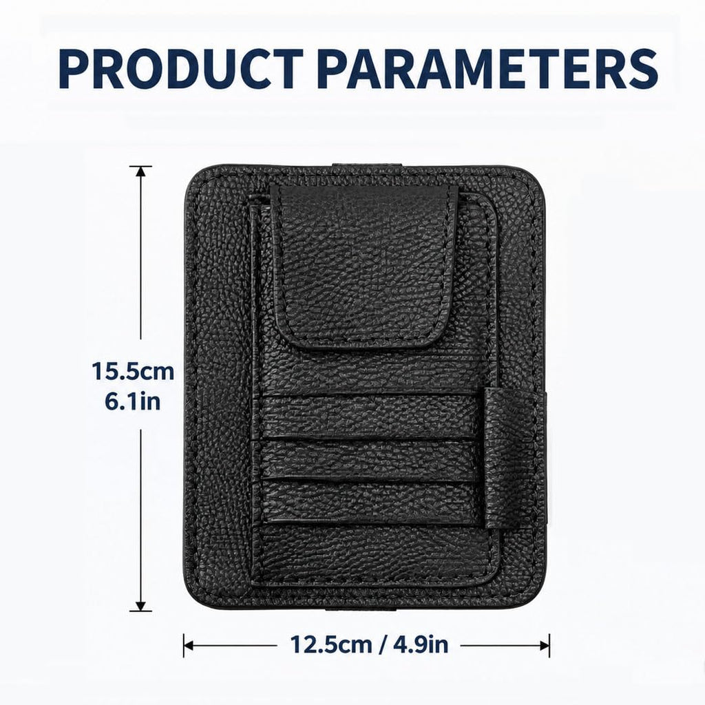 Mjjzxdeo Sun Visor Organizer for Mercedes-Benz SUVs