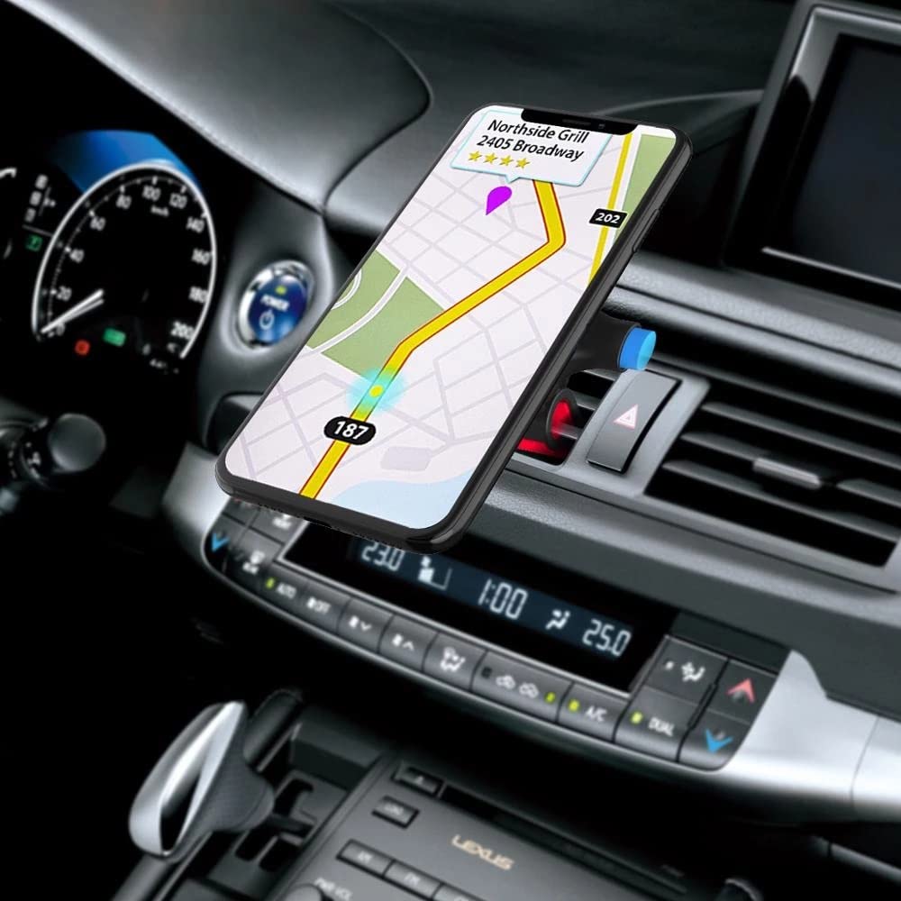 KLJUHGTR Locking Metal Air Vent Car Phone Mount