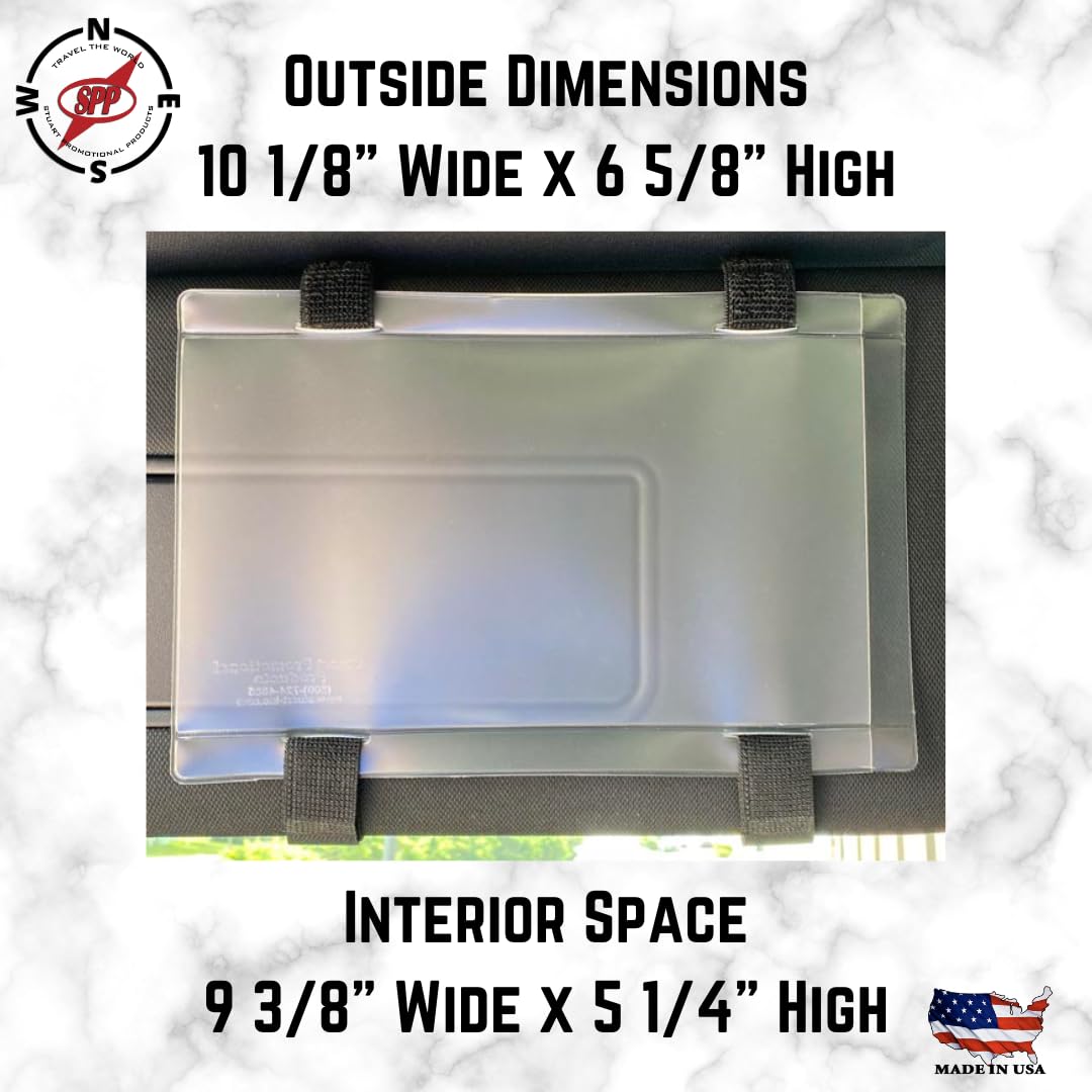 Made in USA Car Visor Registration & Insurance Holder