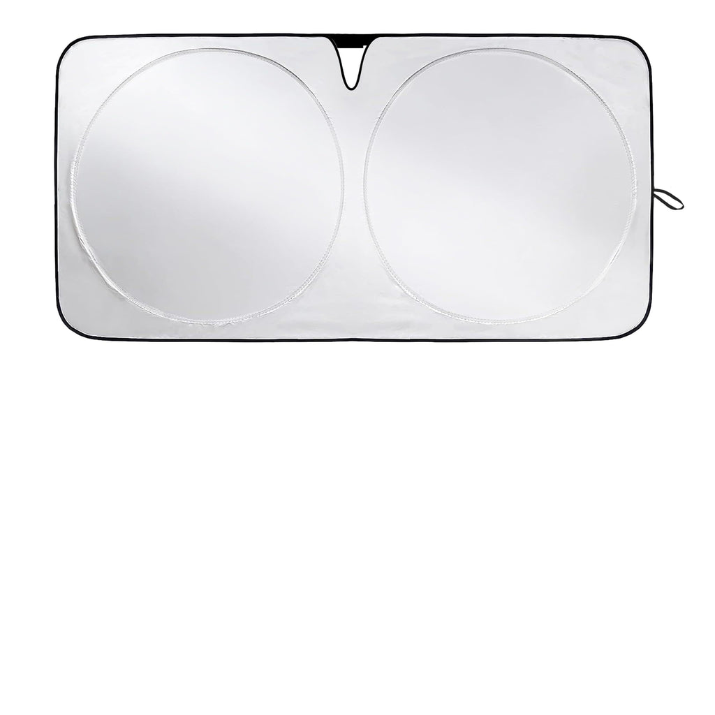 EcoNour RV Windshield Sunshade | Reflective RV Windshield Cover for UV Rays & Heat Protection, Keeps Your RV Motorhome Cool | Shades for RV Fits RVs, Trucks, Motorhomes, Buses | XXXXX-Large 102"x51"