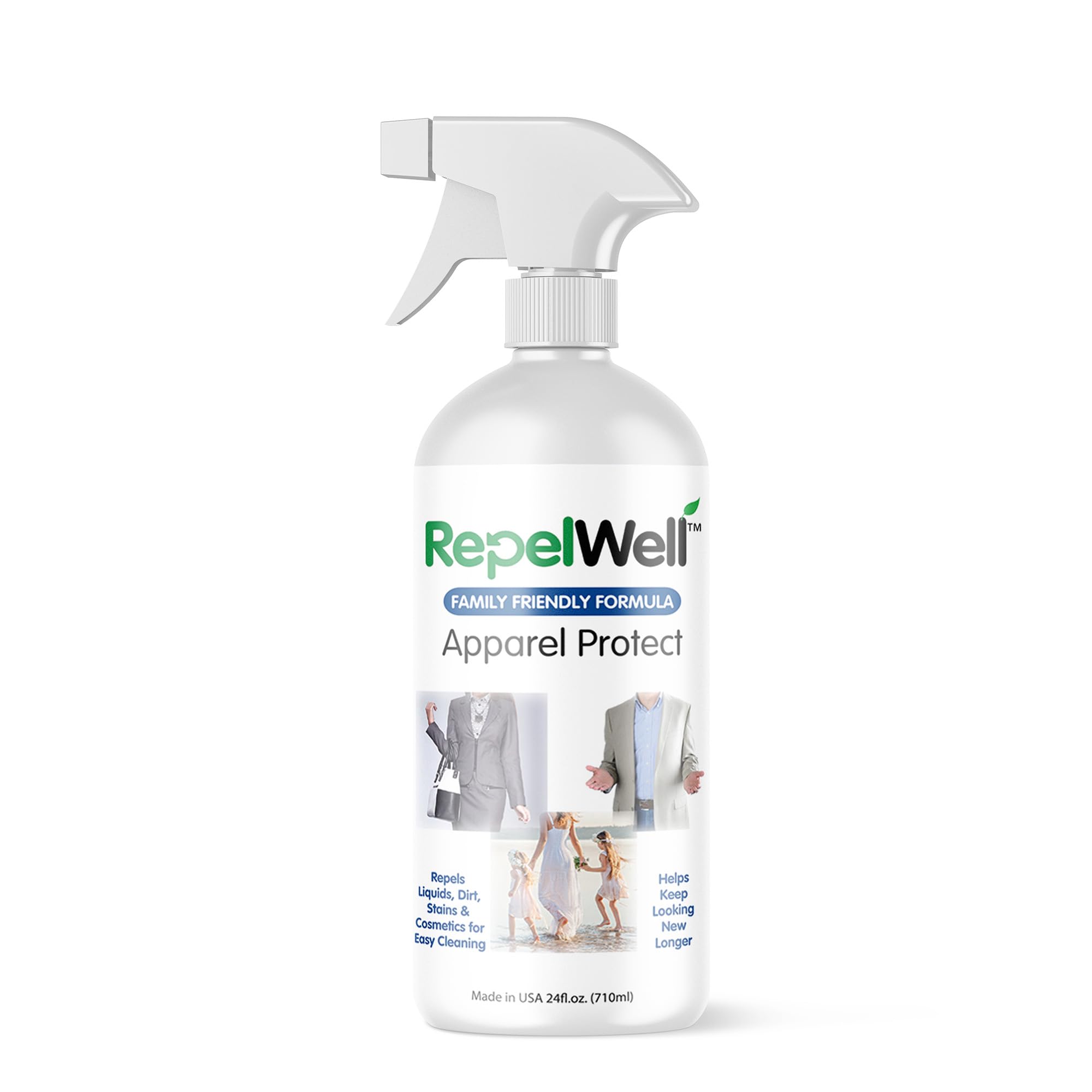 RepelWell Multi-Protect Stain & Water Repellent Eco-Friendly, Pet-Safe Spray for Upholstery, Leather, Footwear & More