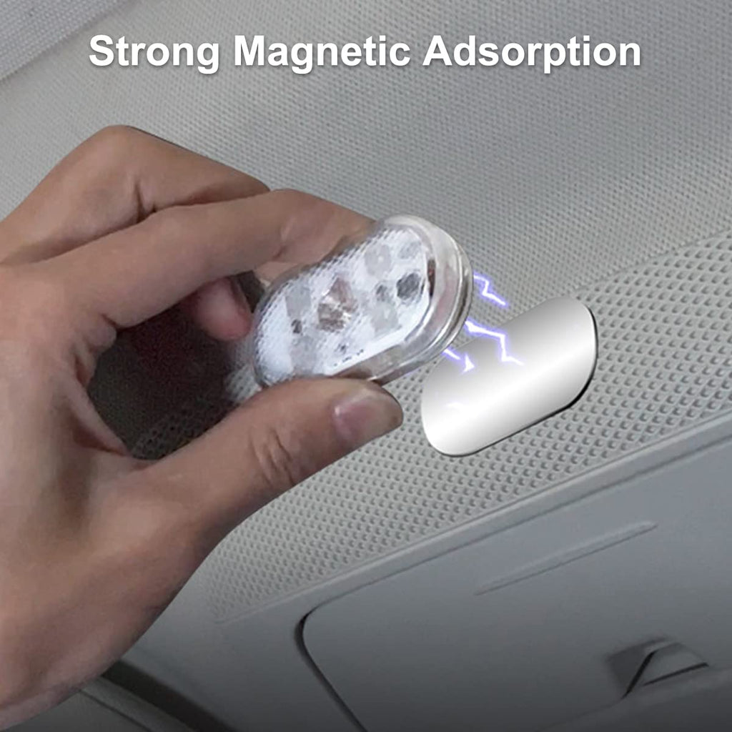4-Piece Wireless 7-Color LED Car Interior Light Set