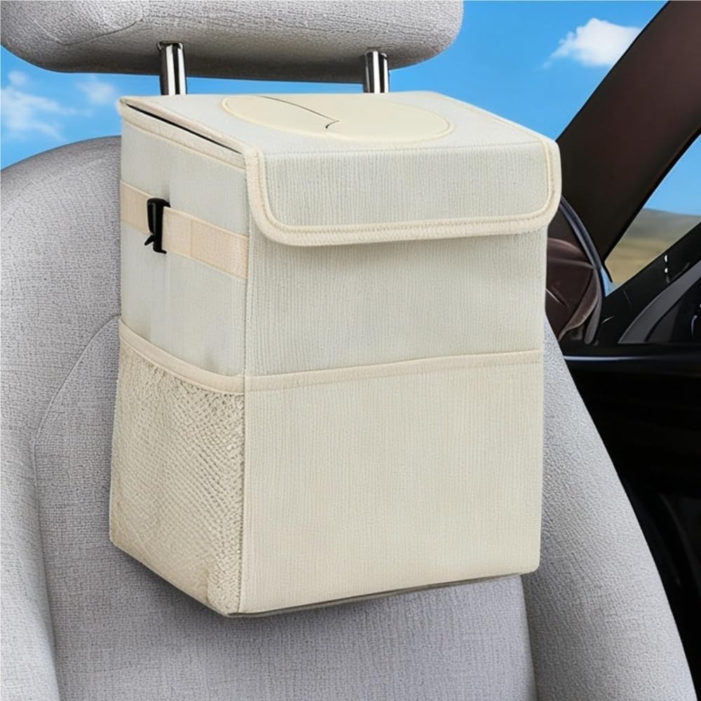 ZYLHDD Leakproof Backseat Car Trash Can & Storage Bag