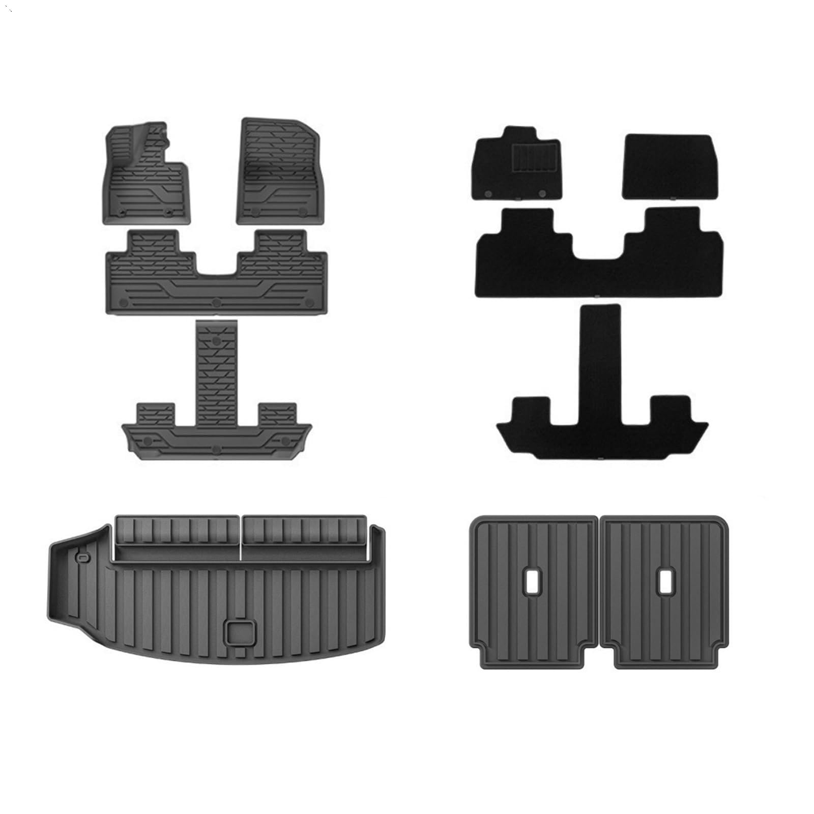 7-Piece 3D TPE Floor Mats for 2025 DENZA N9 PHEV
