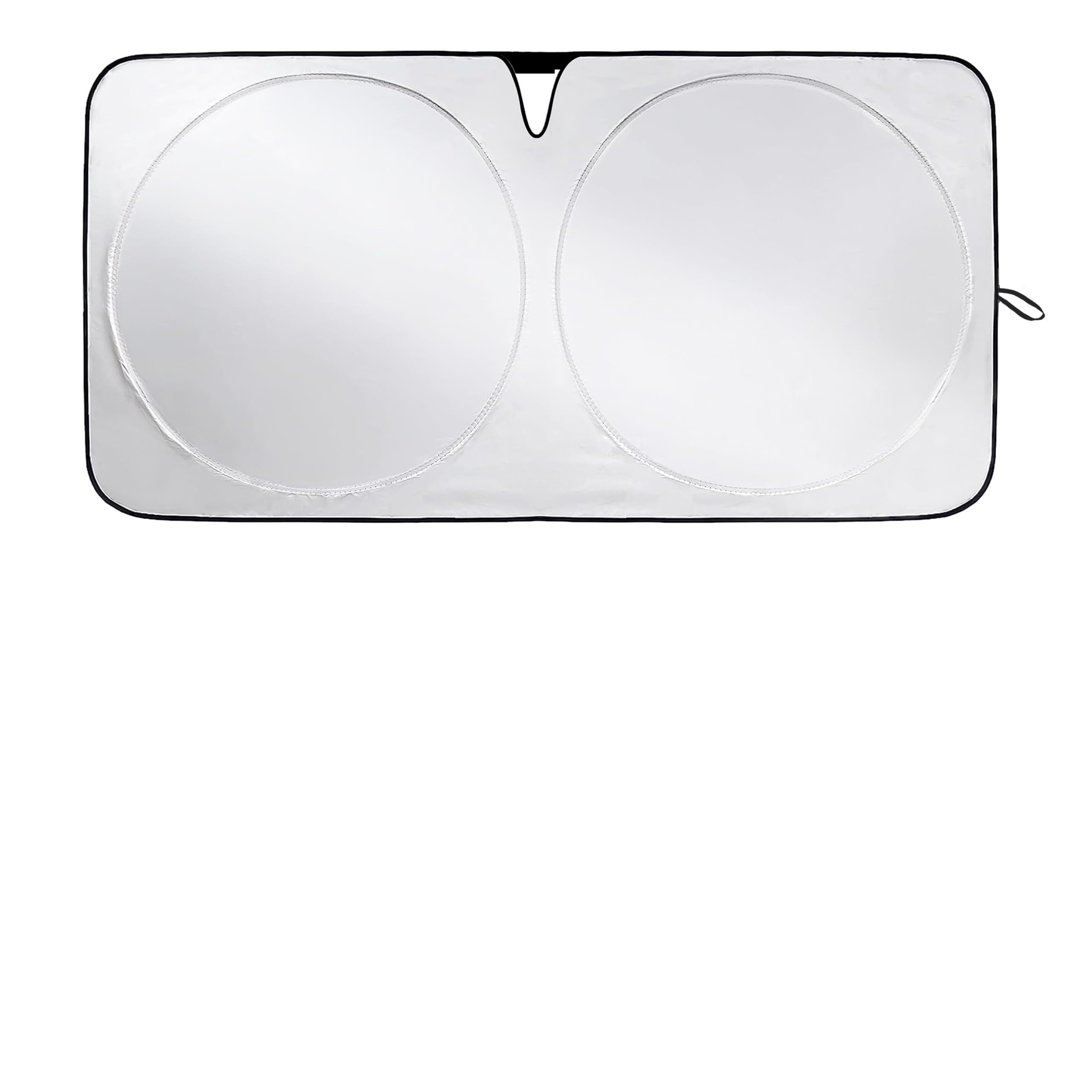 EcoNour RV Windshield Sunshade | Reflective RV Windshield Cover for UV Rays & Heat Protection, Keeps Your RV Motorhome Cool | Shades for RV Fits RVs, Trucks, Motorhomes, Buses | XXXXX-Large 102"x51"
