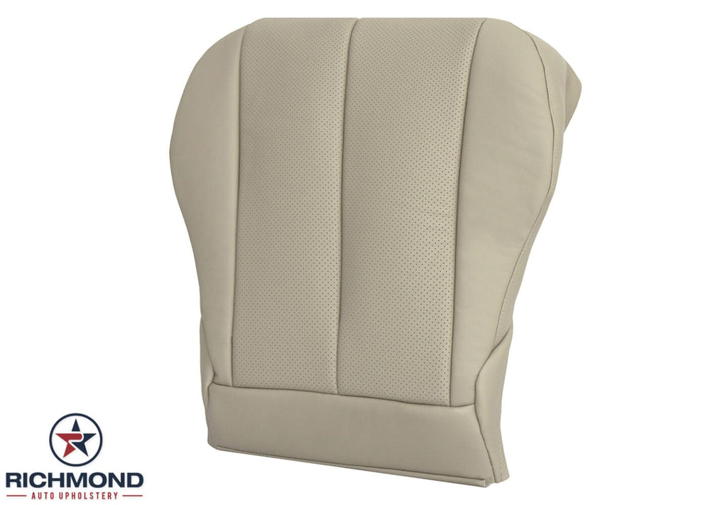 Richmond Auto Upholstery - Driver & Passenger Complete Compatible with 1999-2003 Toyota Camry Solara, Replacement Leather Seat Covers, Tan Perforated