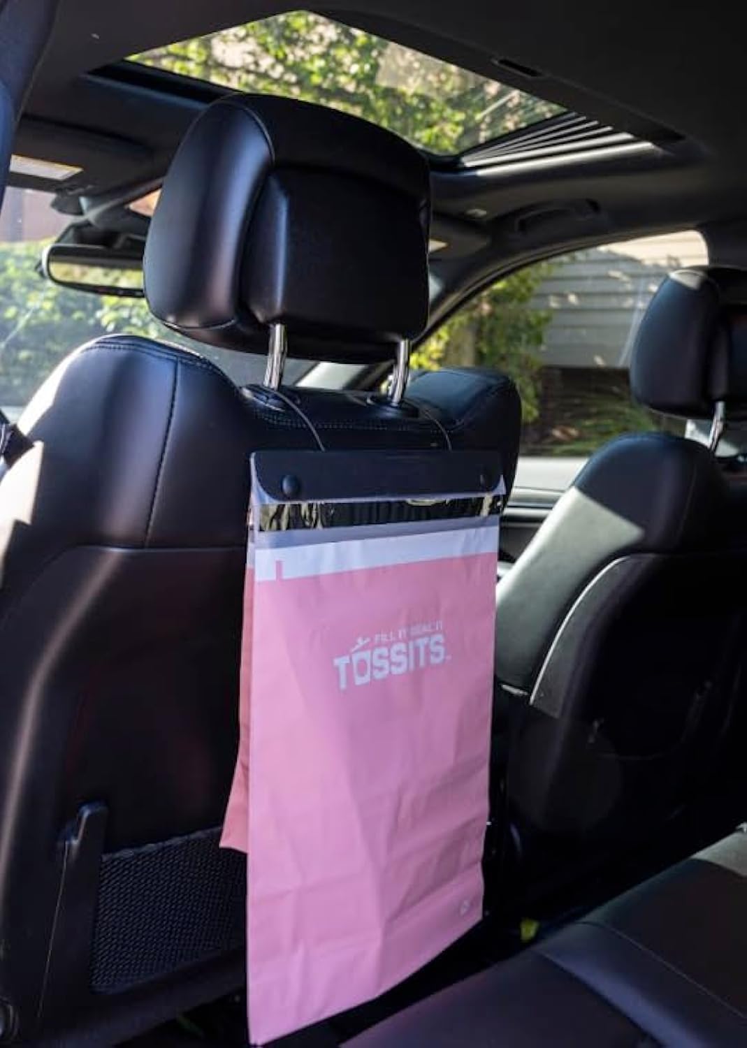 Tossits Disposable Hanging Car Trash & Garbage Bags