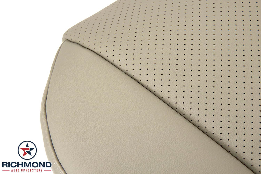 Richmond Auto Upholstery - Driver & Passenger Complete Compatible with 1999-2003 Toyota Camry Solara, Replacement Leather Seat Covers, Tan Perforated