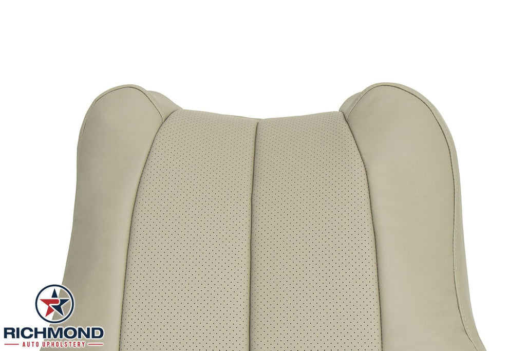 Richmond Auto Upholstery - Driver & Passenger Complete Compatible with 1999-2003 Toyota Camry Solara, Replacement Leather Seat Covers, Tan Perforated