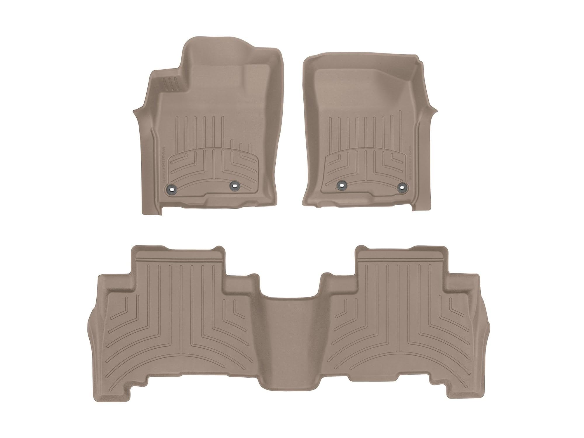 WeatherTech Grey FloorLiner HP Mats for Lexus GX & 4Runner