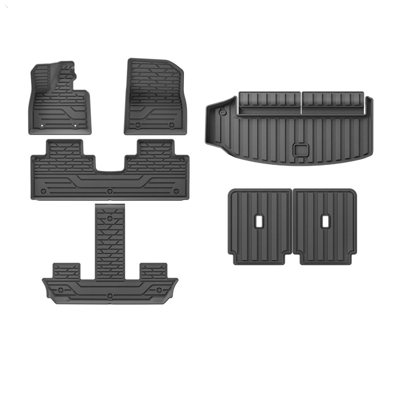 7-Piece 3D TPE Floor Mats for 2025 DENZA N9 PHEV