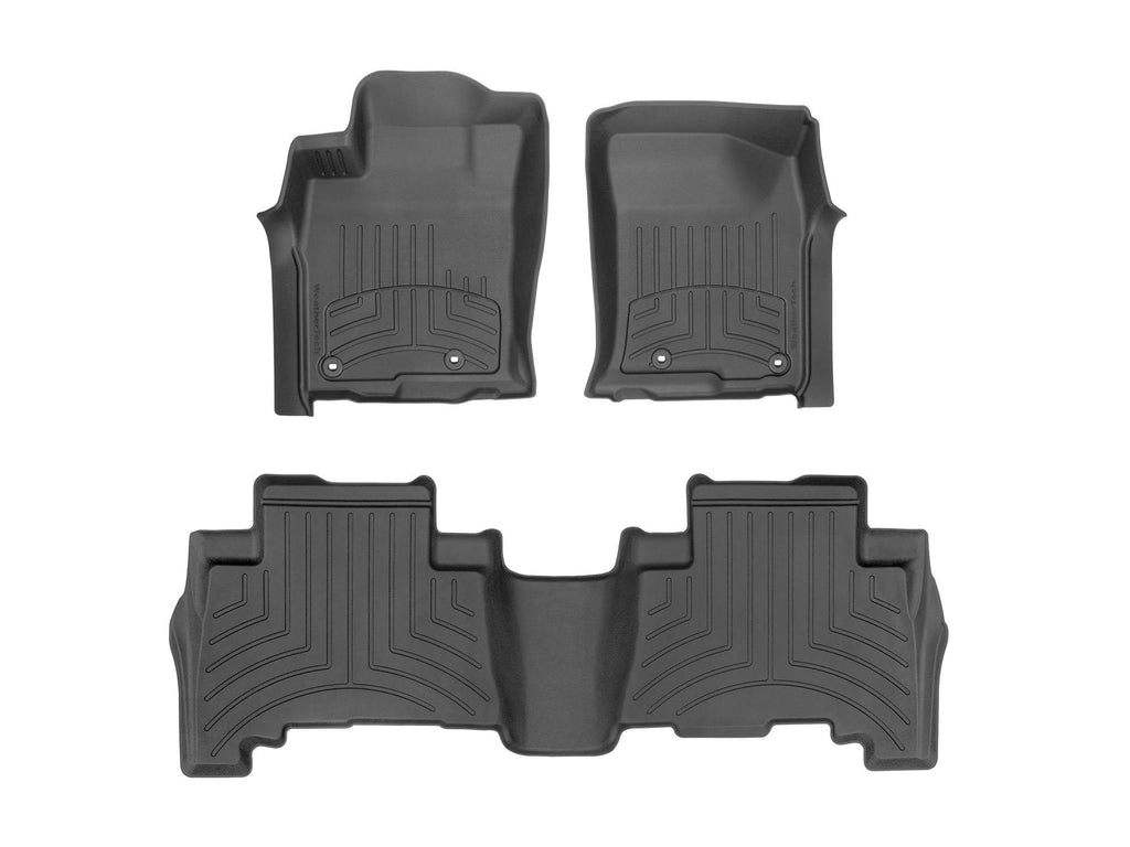 WeatherTech FloorLiner HP Custom Fit Floor Mats for Lexus GX, 4Runner 1st & 2nd Row (464931IM-462862IM), Grey