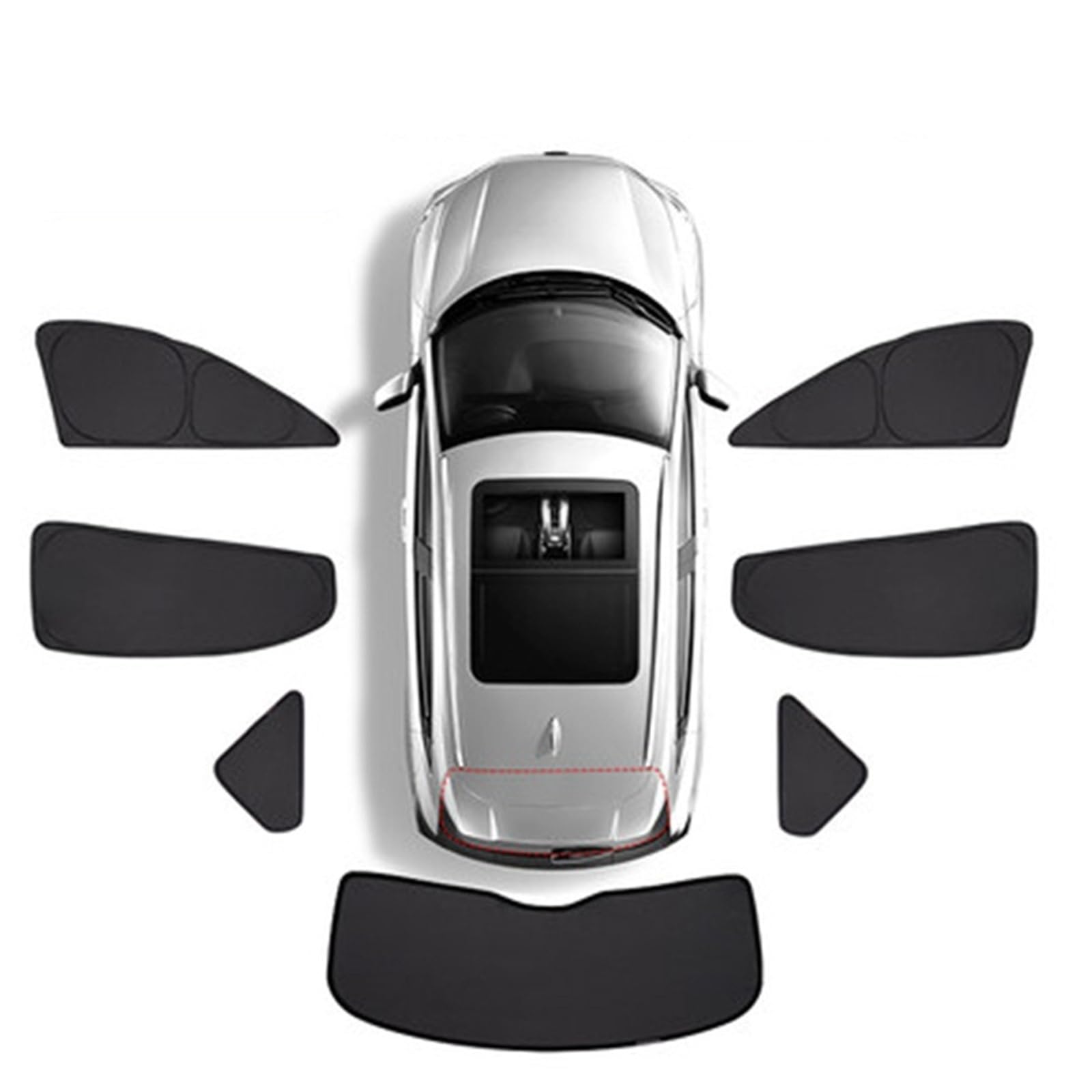 Magnetic Window Sun Shade Set for 2017–2023 Jeep Compass