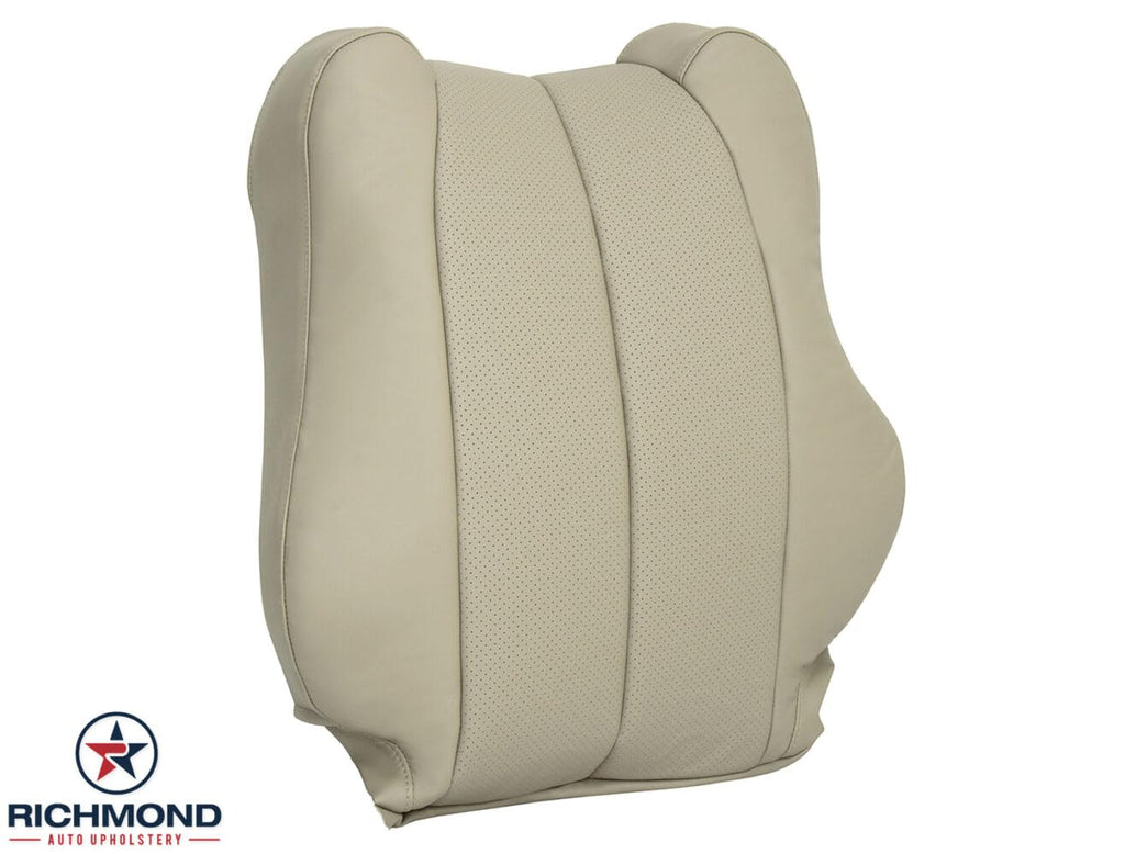 Richmond Auto Upholstery - Driver & Passenger Complete Compatible with 1999-2003 Toyota Camry Solara, Replacement Leather Seat Covers, Tan Perforated