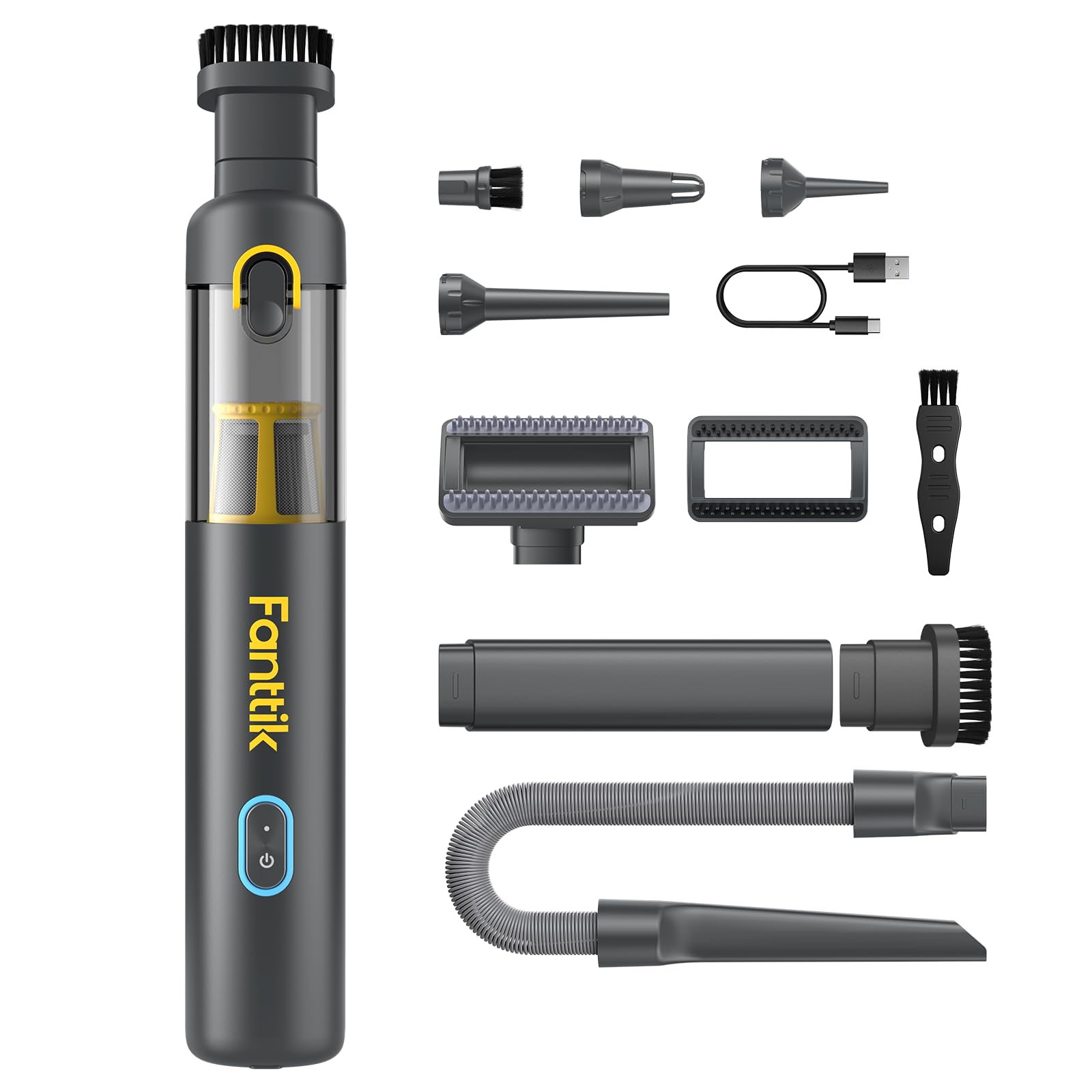 Fanttik Slim V8 APEX 4-in-1 Car Vacuum & Air Duster