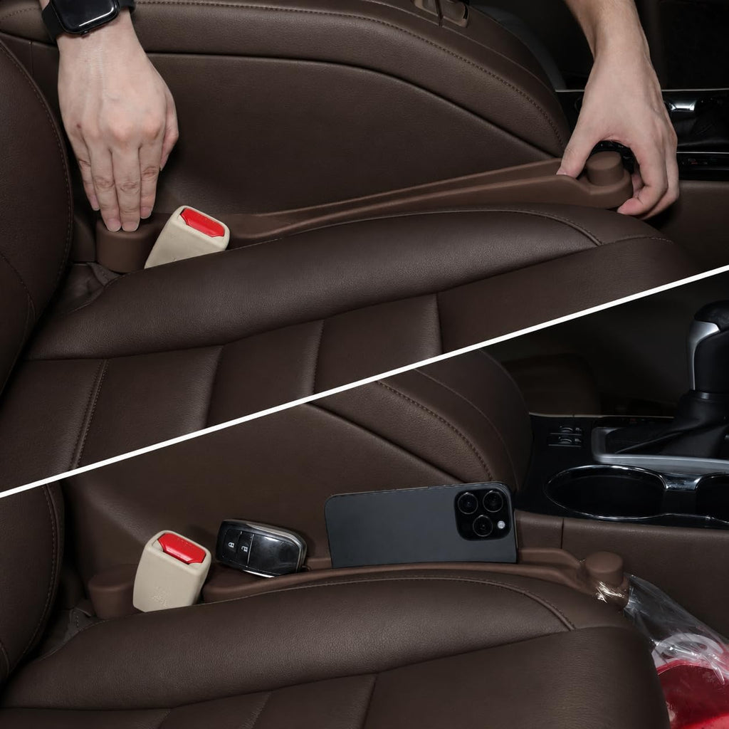 Givifive 3-in-1 Car Seat Gap Filler & Organizer Set