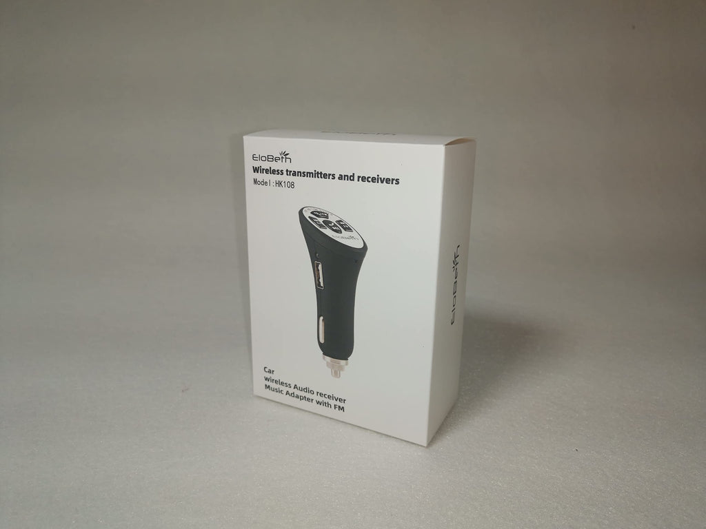 EloBeth Bluetooth Audio Receiver & FM Car Transmitter