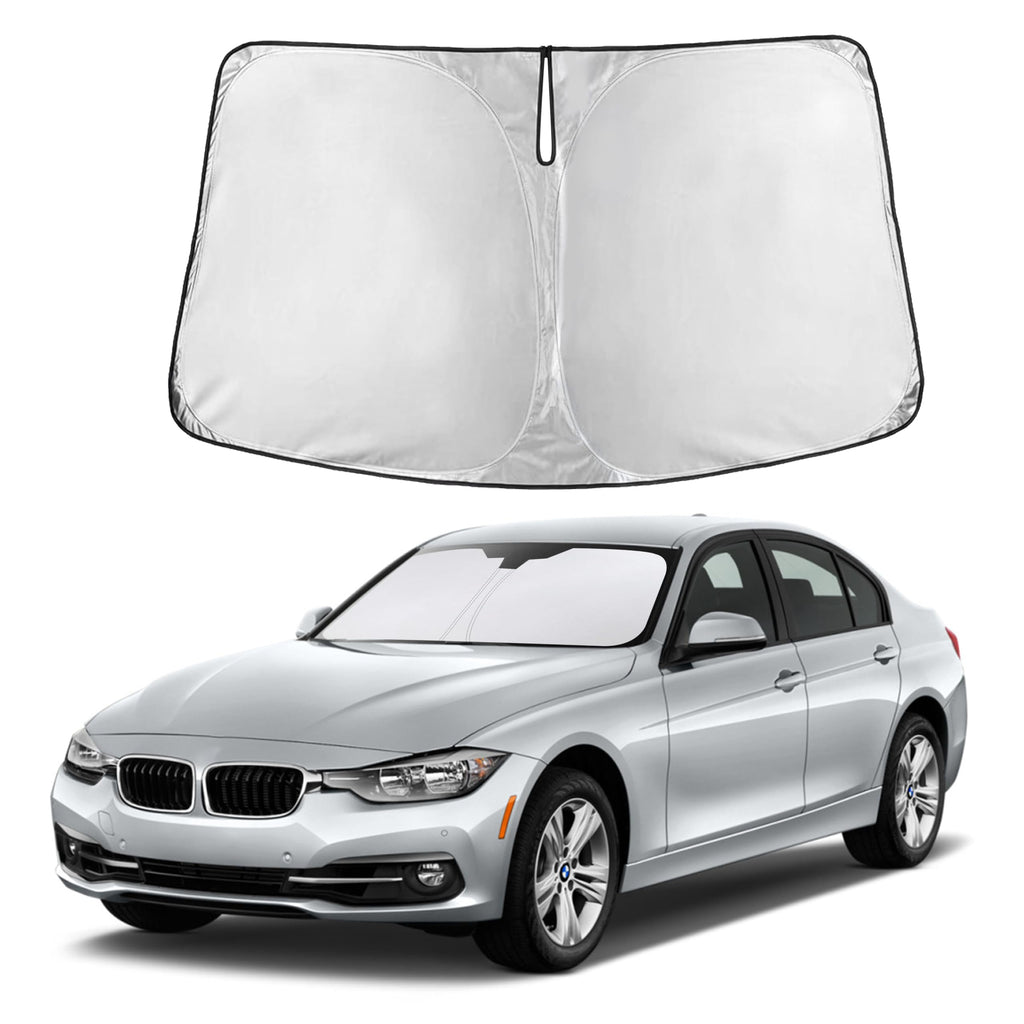 Autovir Windshield Sun Shade, Front car Window Shades Sun Visors