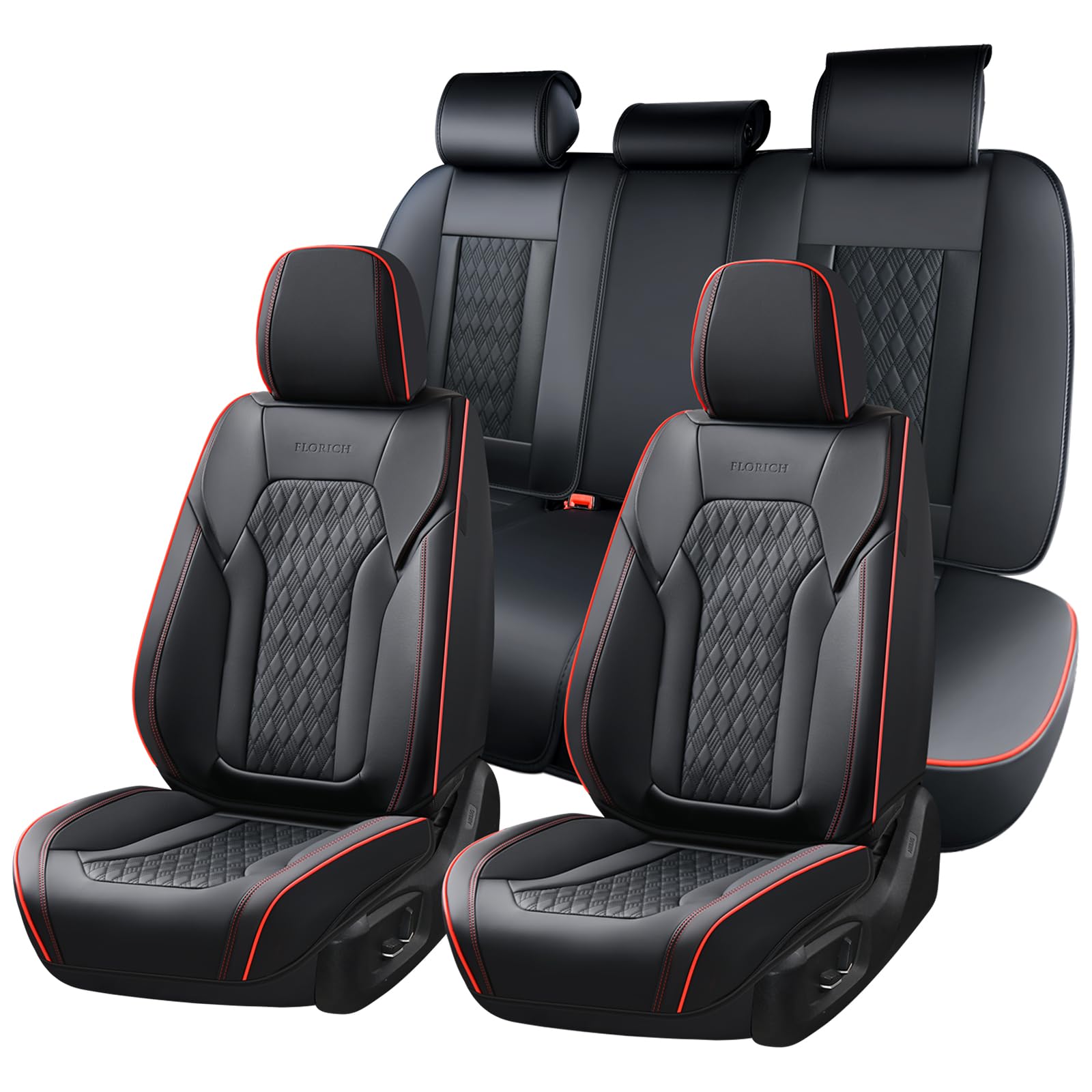 FLORICH Seat Covers, Leather Seat Covers, Luxury Car Seat Covers