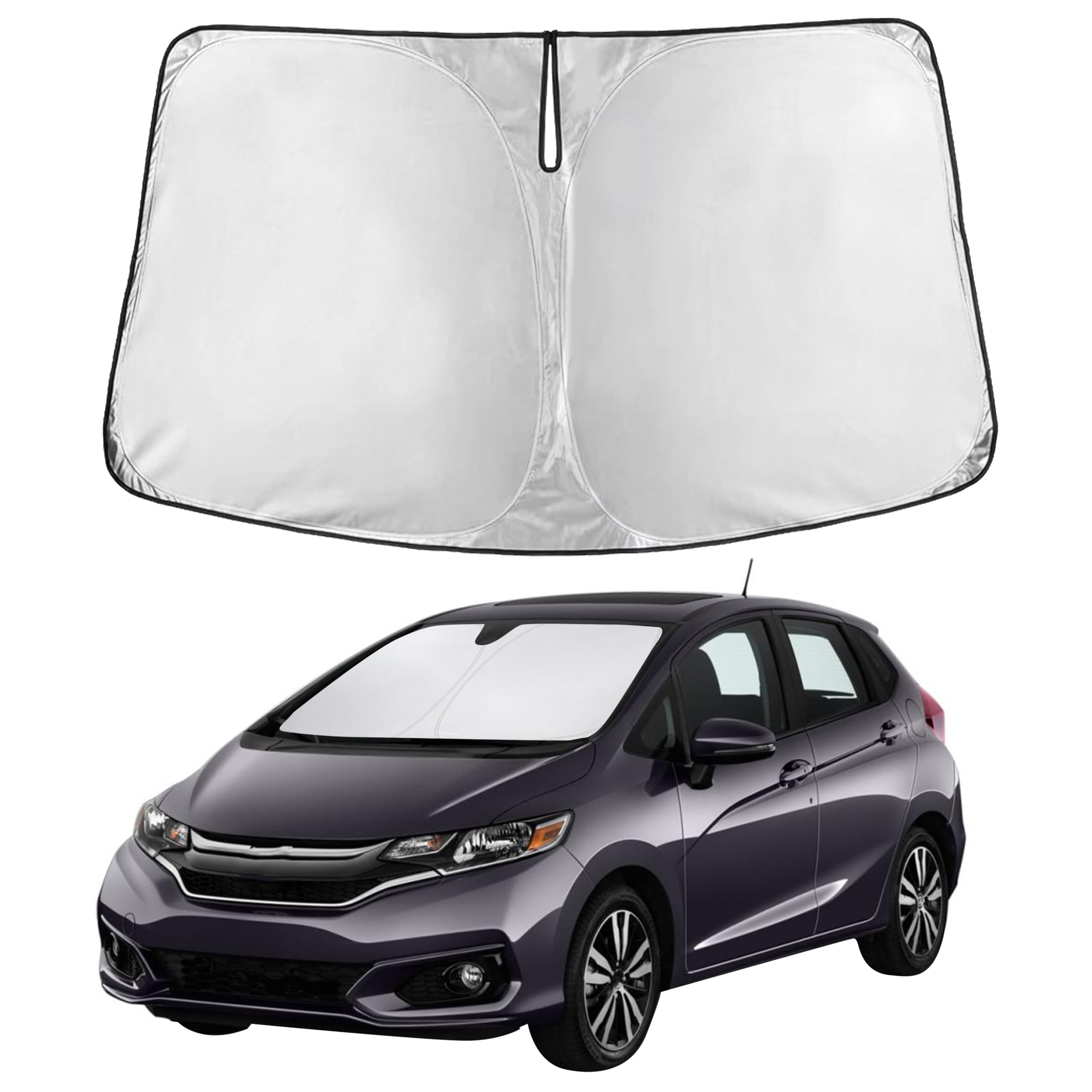 Autovir Windshield Sun Shade, Front car Window Shades Sun Visors