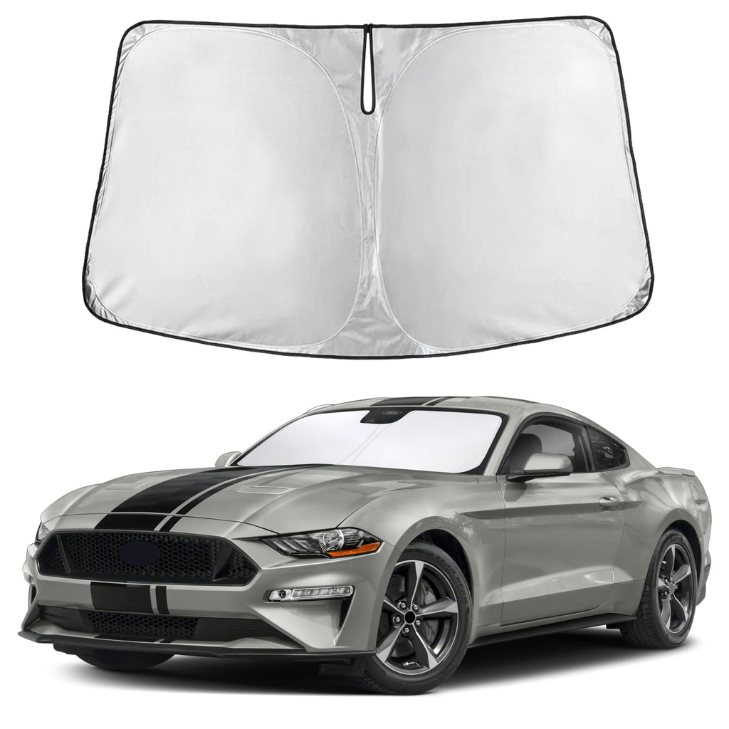 Autovir Windshield Sun Shade, Front car Window Shades Sun Visors