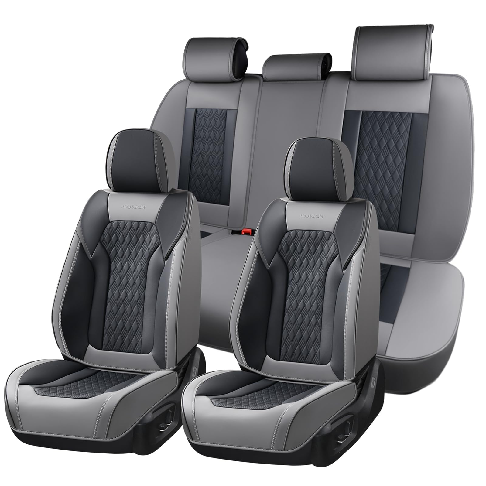 FLORICH Seat Covers, Leather Seat Covers, Luxury Car Seat Covers