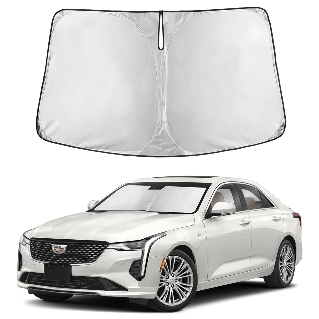 Autovir Windshield Sun Shade, Front car Window Shades Sun Visors