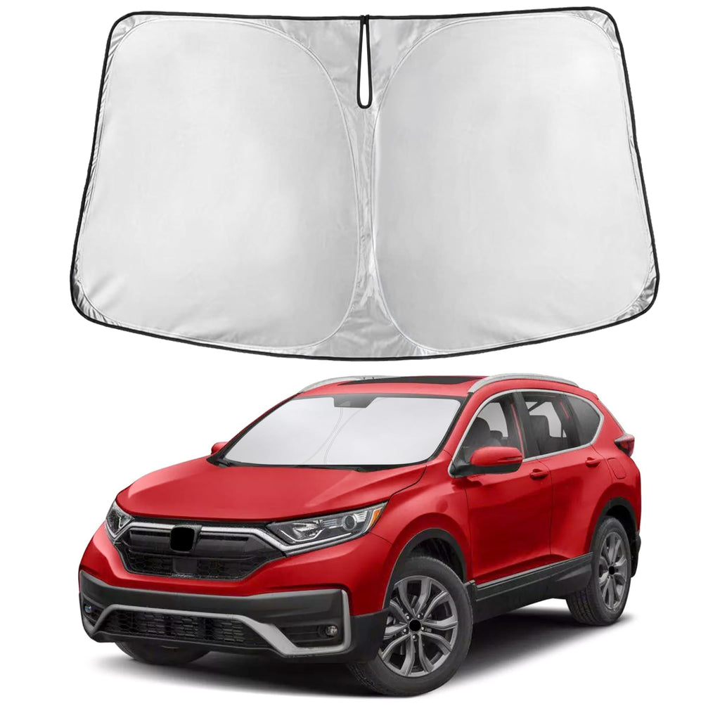 EcoNour RV Windshield Sunshade | Reflective RV Windshield Cover for UV Rays & Heat Protection, Keeps Your RV Motorhome Cool | Shades for RV Fits RVs, Trucks, Motorhomes, Buses | XXXXX-Large 102"x51"