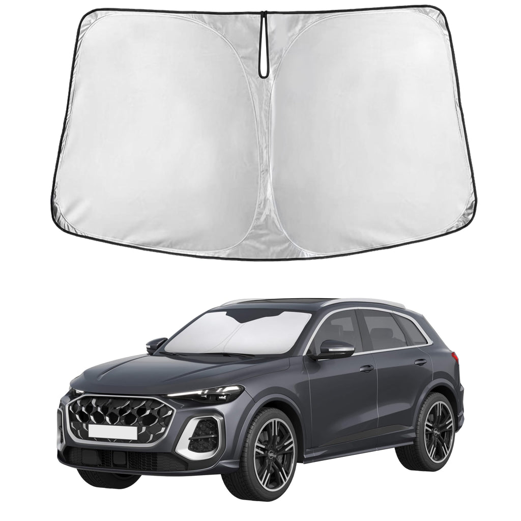 EcoNour RV Windshield Sunshade | Reflective RV Windshield Cover for UV Rays & Heat Protection, Keeps Your RV Motorhome Cool | Shades for RV Fits RVs, Trucks, Motorhomes, Buses | XXXXX-Large 102"x51"