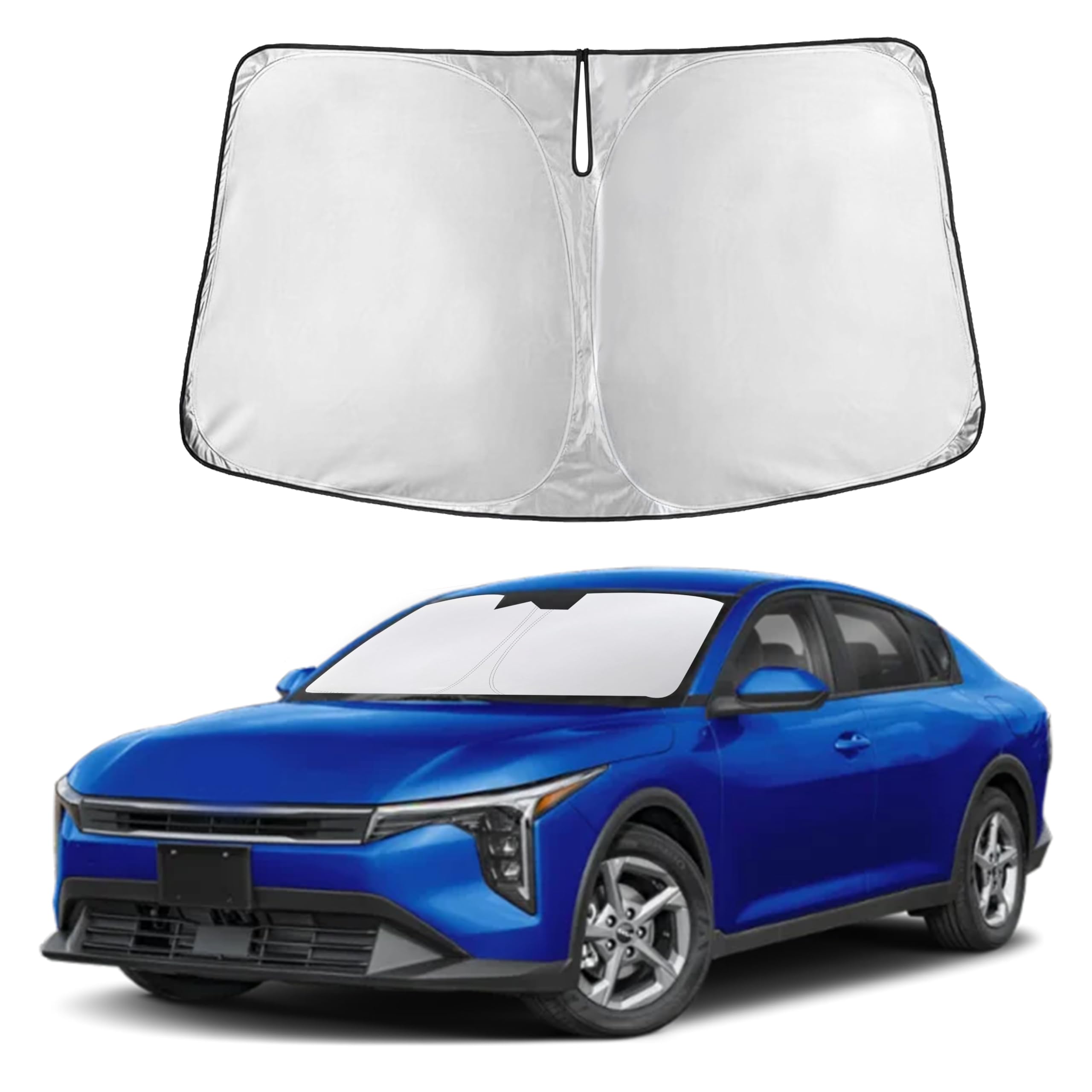Autovir Windshield Sun Shade, Front car Window Shades Sun Visors