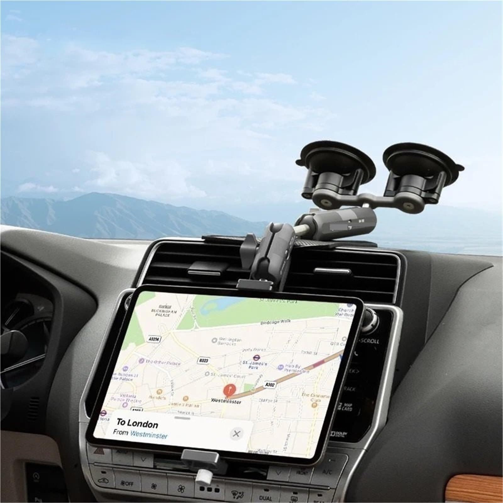 DJCDDM Suction Cup Phone & Tablet Mount for Vehicles