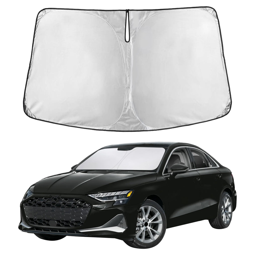 EcoNour RV Windshield Sunshade | Reflective RV Windshield Cover for UV Rays & Heat Protection, Keeps Your RV Motorhome Cool | Shades for RV Fits RVs, Trucks, Motorhomes, Buses | XXXXX-Large 102"x51"