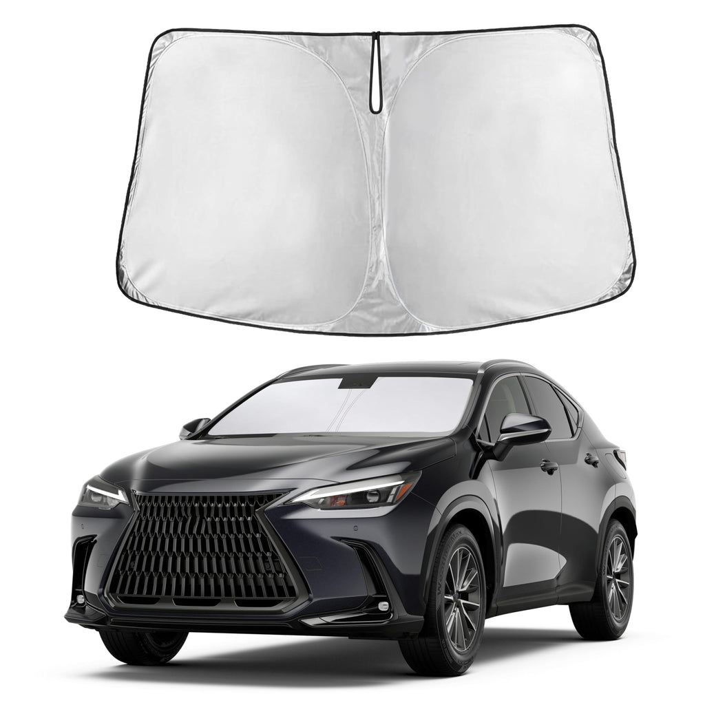 Autovir Windshield Sun Shade, Front car Window Shades Sun Visors