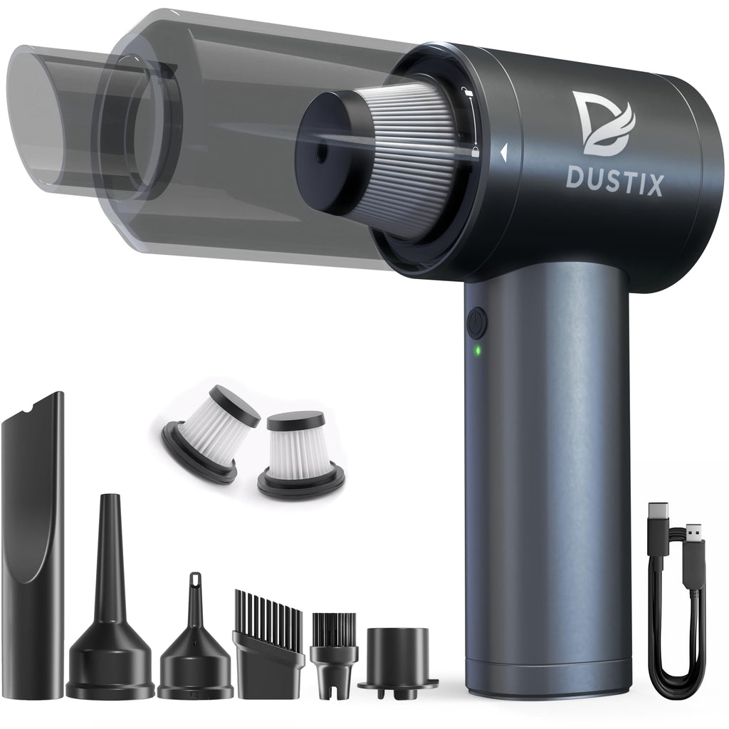 Cordless Handheld Car Vacuum & Multi-Function Air Blower
