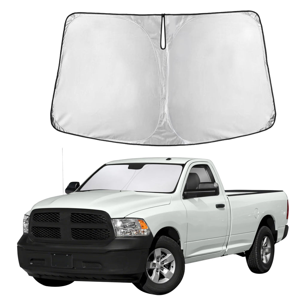Autovir Windshield Sun Shade, Front car Window Shades Sun Visors