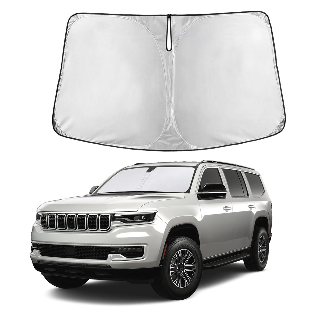 Autovir Windshield Sun Shade, Front car Window Shades Sun Visors